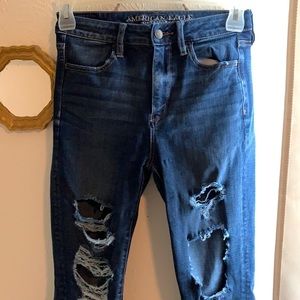 American eagle high waisted skinny jeans